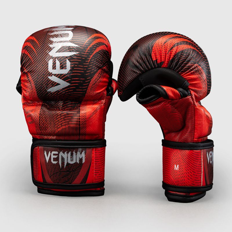 Sparingo pirštinės Venum Galactic 3.0 Sparring red/slver 2
