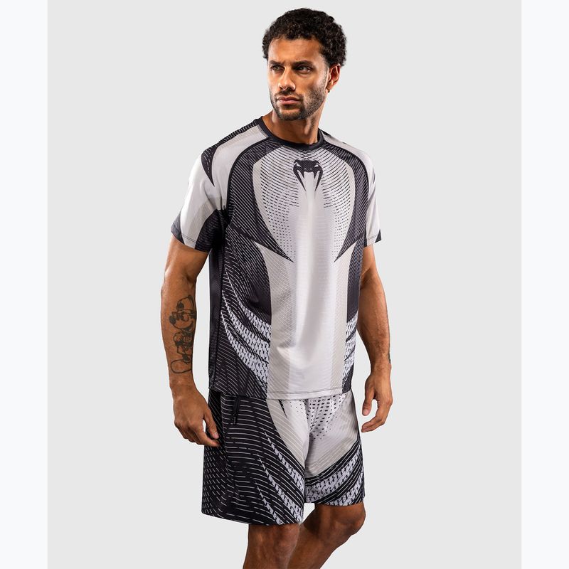 Vyriški marškinėliai Venum Galactic 3.0 Dry Tech off white/black 4