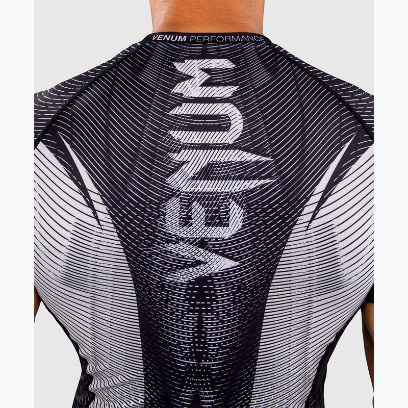 Vyriški marškinėliai Venum Galactic 3.0 Rashguard SS off white/black 6