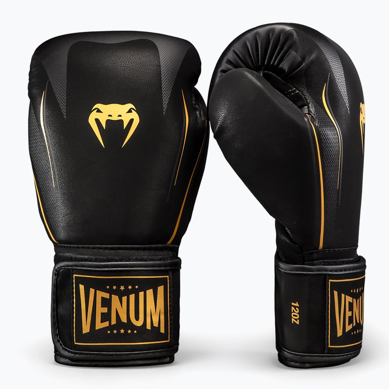 Bokso pirštinės Venum G-Core Boxing black/gold 2