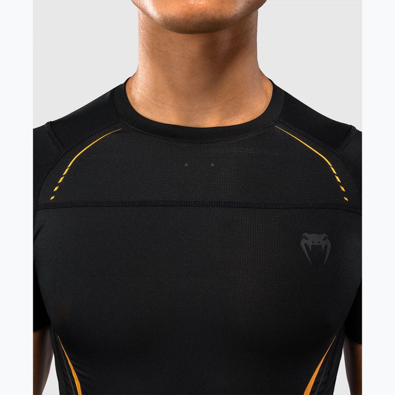 Vyriški marškinėliai Venum G-Core Rashguard SS black/gold 5