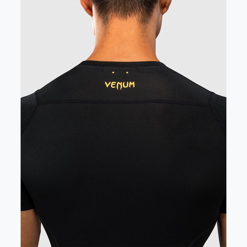 Vyriški marškinėliai Venum G-Core Rashguard SS black/gold 6