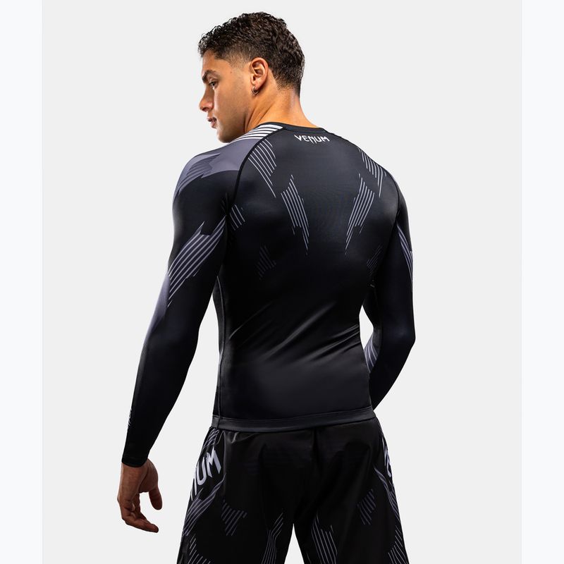 Ilgų rankovių vyriškas rashguardas Venum No-Gi 6.0 Rashguard black/white 2