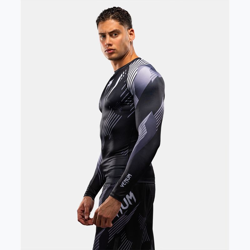 Ilgų rankovių vyriškas rashguardas Venum No-Gi 6.0 Rashguard black/white 3