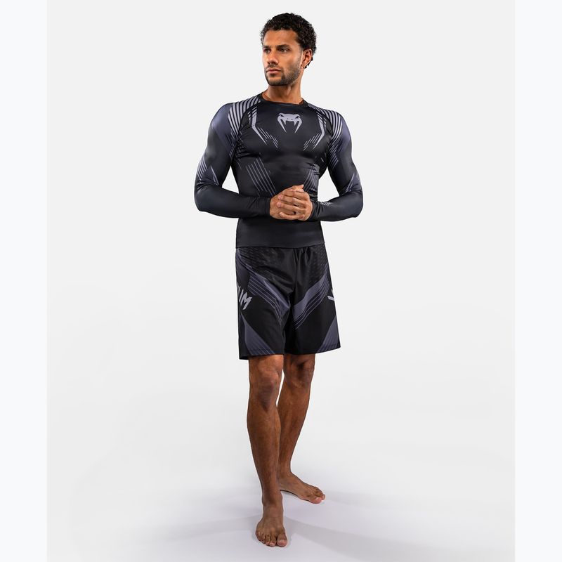 Ilgų rankovių vyriškas rashguardas Venum No-Gi 6.0 Rashguard black/grey 2