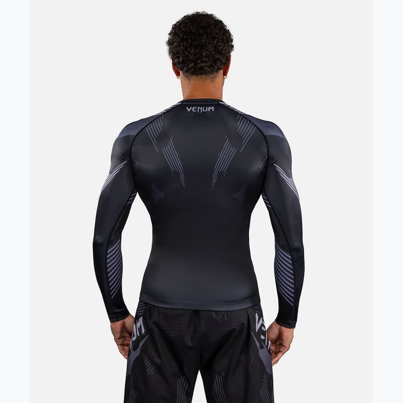 Ilgų rankovių vyriškas rashguardas Venum No-Gi 6.0 Rashguard black/grey 3