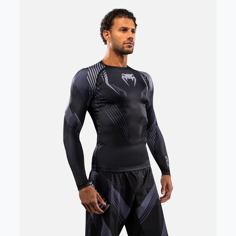 Ilgų rankovių vyriškas rashguardas Venum No-Gi 6.0 Rashguard black/grey 5