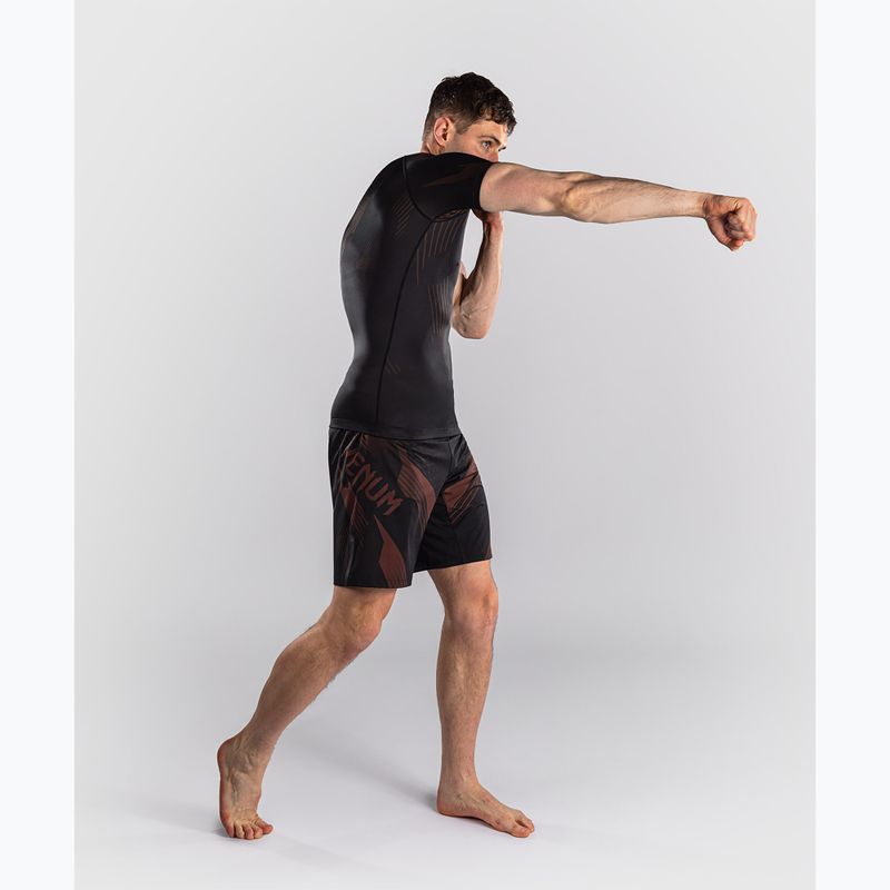 Vyriški marškinėliai Venum No-Gi 6.0 Rashguard black/brown 2