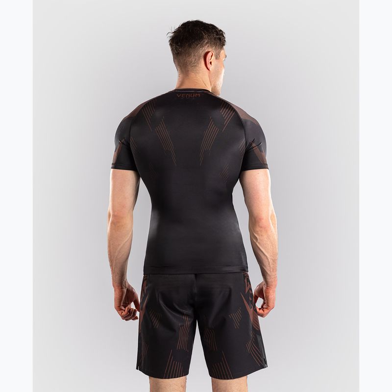 Vyriški marškinėliai Venum No-Gi 6.0 Rashguard black/brown 3