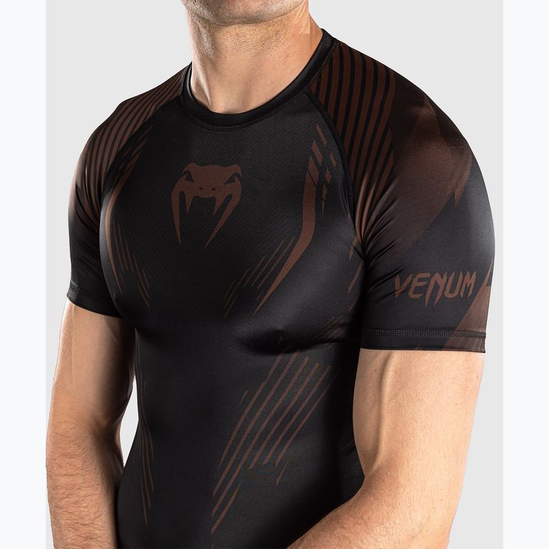 Vyriški marškinėliai Venum No-Gi 6.0 Rashguard black/brown 5