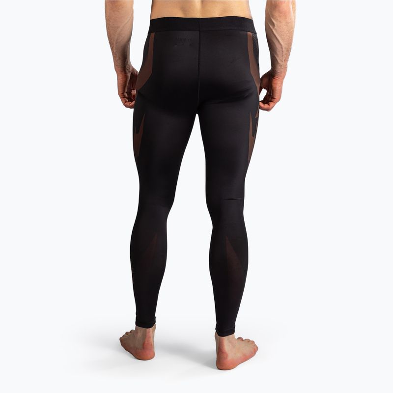 Vyriškos treniruočių kelnės Venum No-Gi 6.0 Spats Black/Brown 3