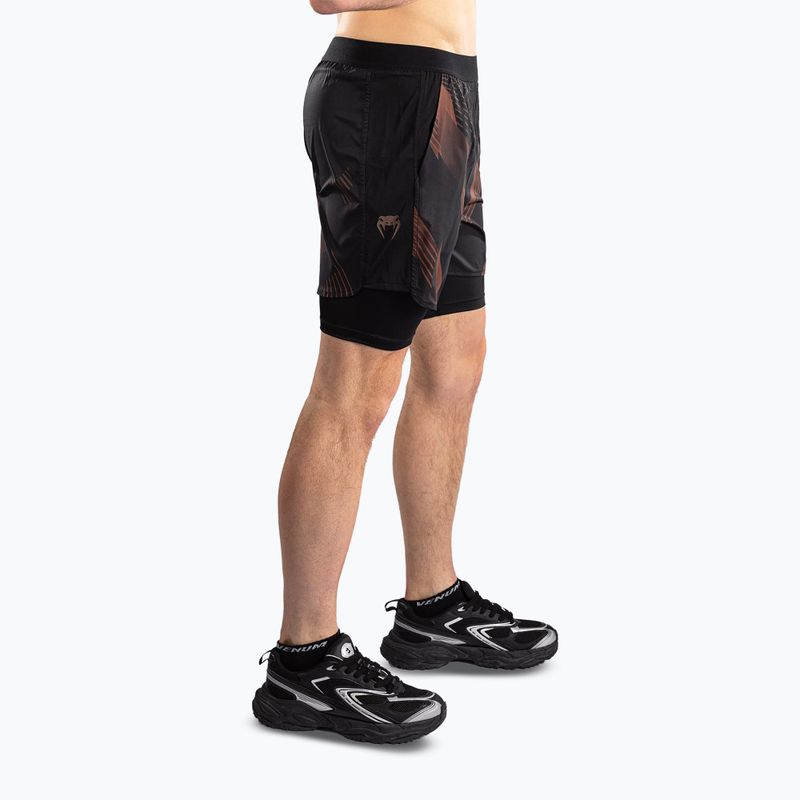 Vyriški treniruočių šortai Venum No-Gi 6.0 Training black/brown 4