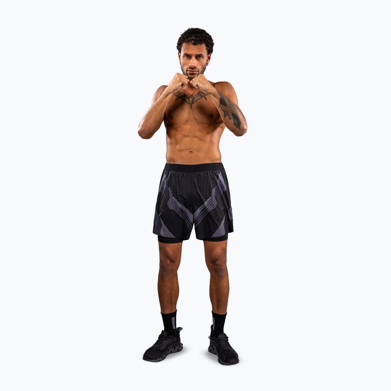 Vyriški treniruočių šortai Venum No-Gi 6.0 Training black/grey 2