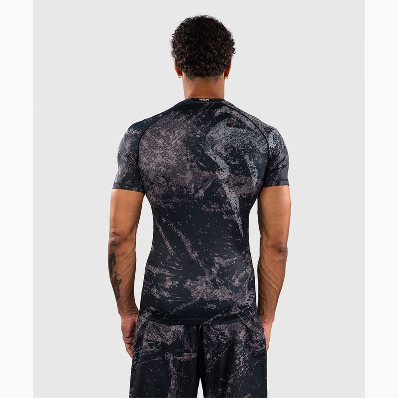 Vyriški marškinėliai Venum Rage & Workout Rashguard SS black/grey 2