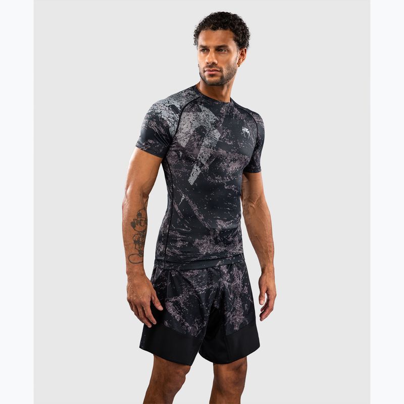 Vyriški marškinėliai Venum Rage & Workout Rashguard SS black/grey 4