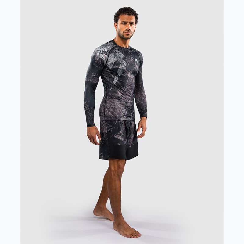 Ilgų rankovių vyriškas rashguardas Venum Rage & Workout Rashguard LS black/grey 2