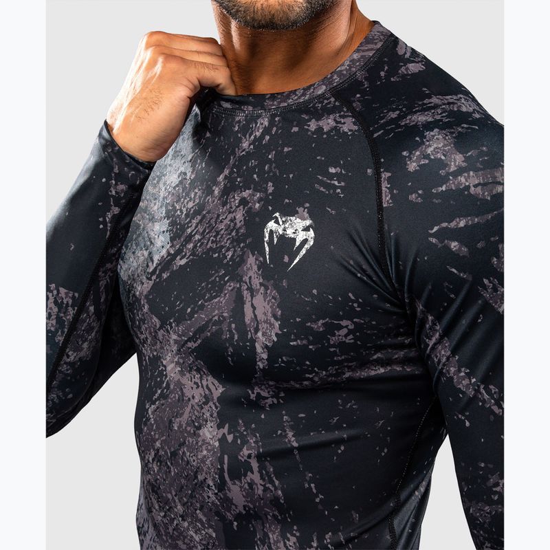 Ilgų rankovių vyriškas rashguardas Venum Rage & Workout Rashguard LS black/grey 4