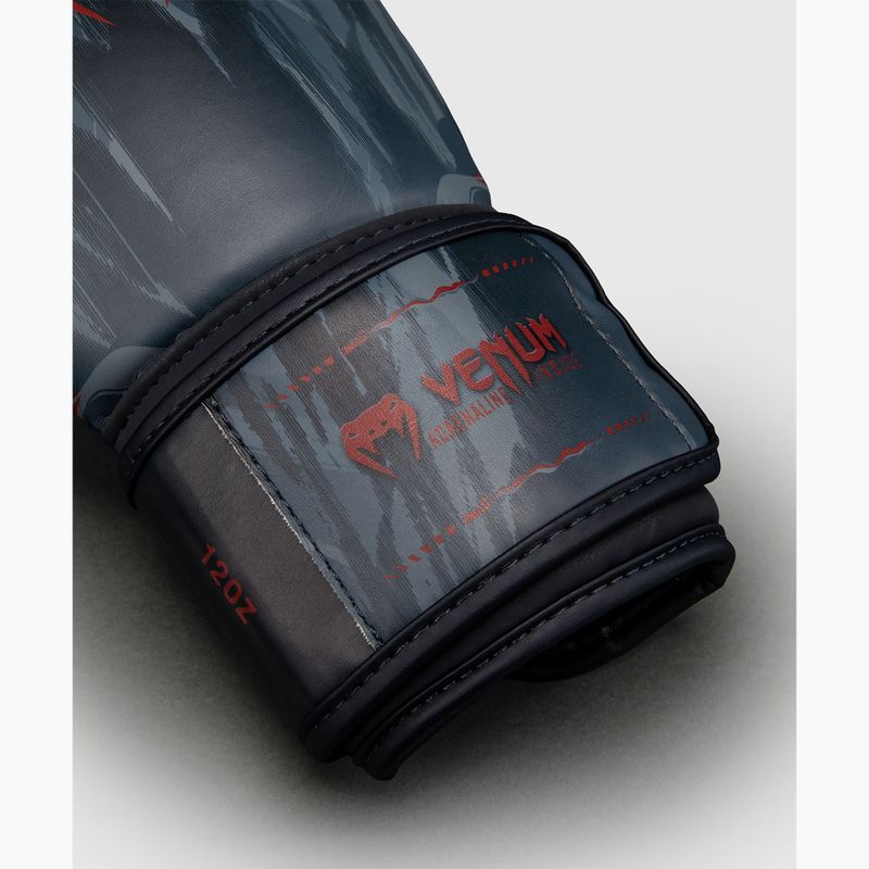 Bokso pirštinės Venum Demon Boxing black/grey 4
