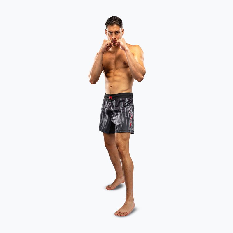 Vyriški treniruočių šortai Venum Demon Fight black/grey 2