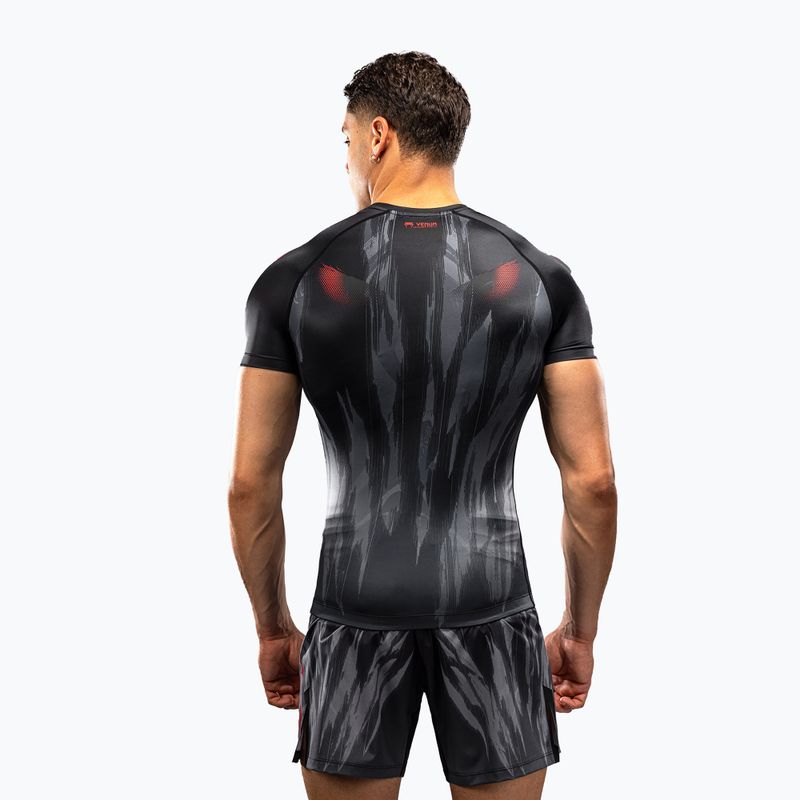 Vyriški marškinėliai Venum Demon Rashguard SS black/grey 2