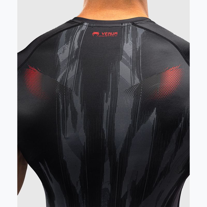 Vyriški marškinėliai Venum Demon Rashguard SS black/grey 6