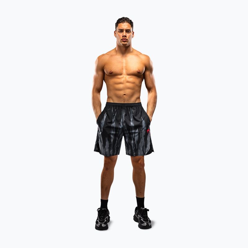 Vyriški treniruočių šortai Venum Demon Training black/grey 2