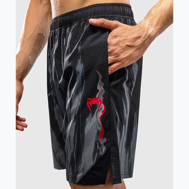 Vyriški treniruočių šortai Venum Demon Training black/grey 6
