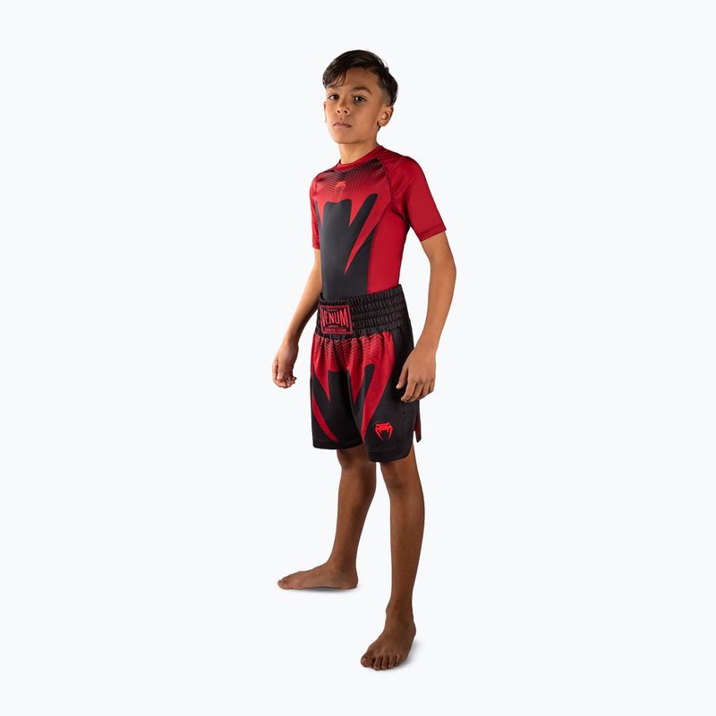 Treniruočių šortai vaikams Venum Attack black/red 2