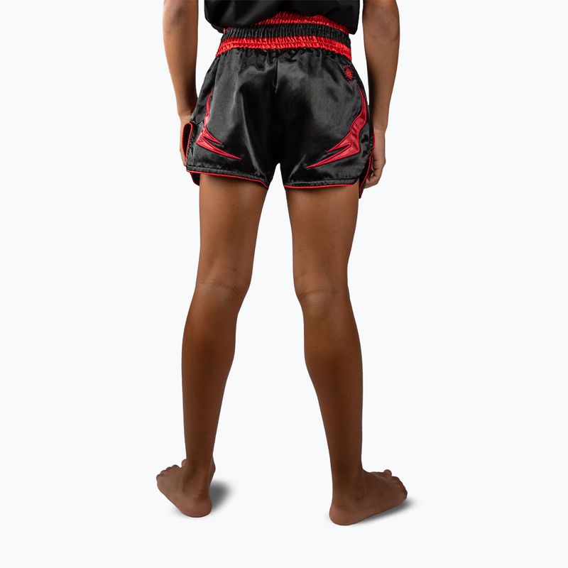 Treniruočių šortai vaikams Venum Attack Muay Thai black/red 3