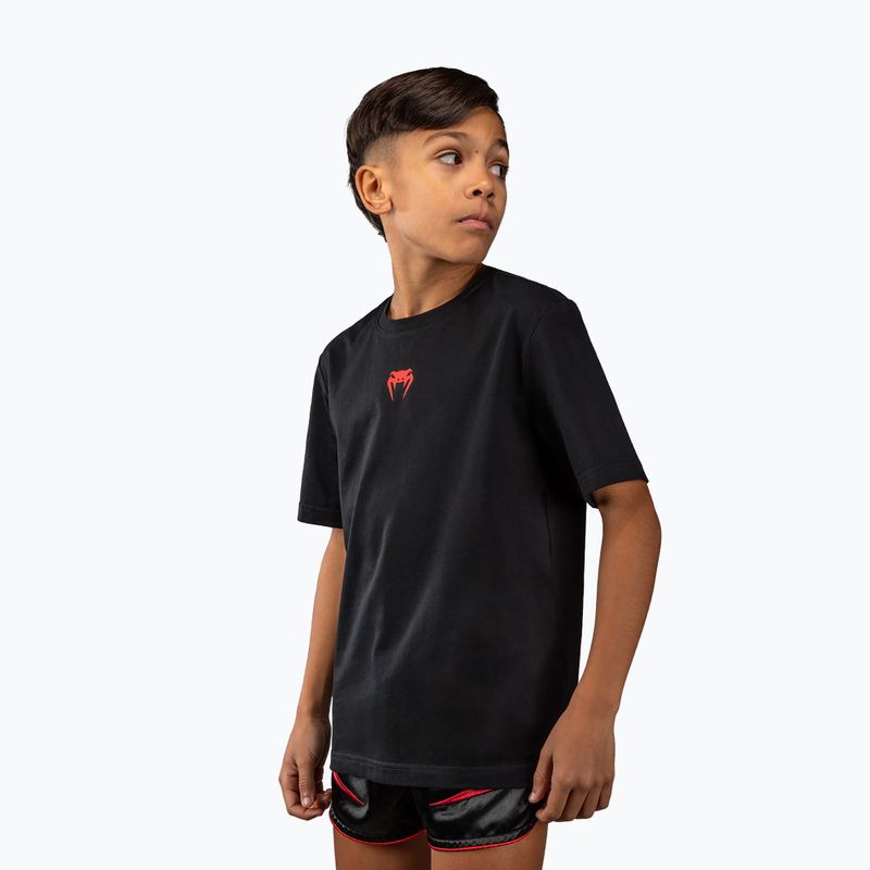 Vaikiški marškinėliai Venum Attack Cotton black/red 3