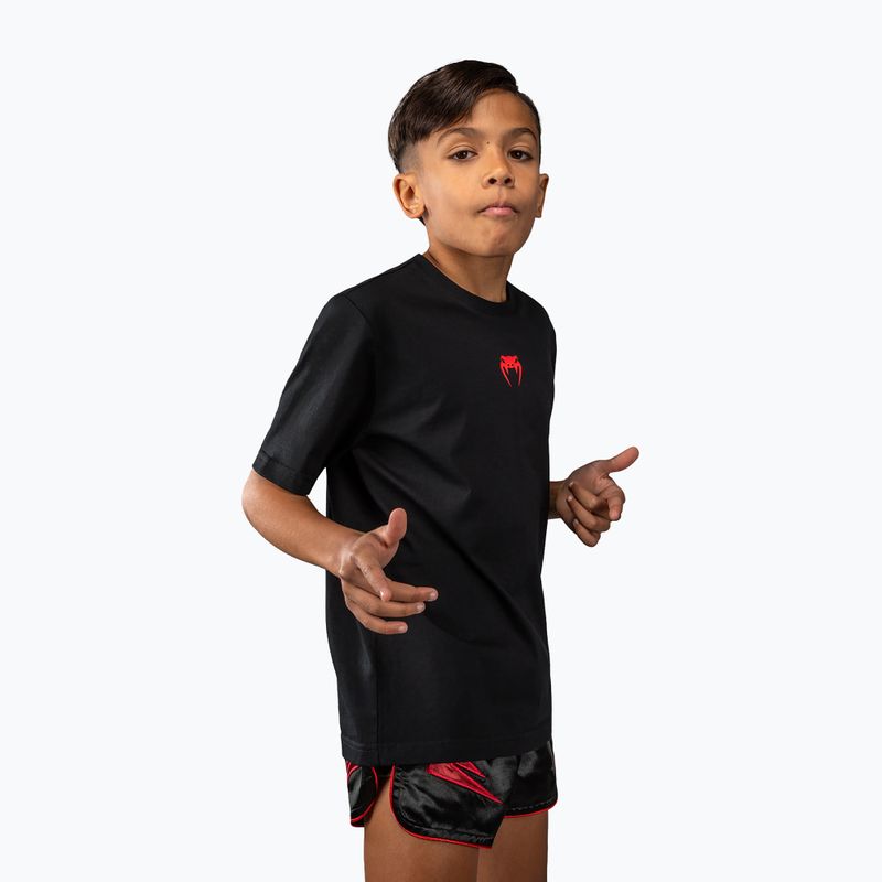 Vaikiški marškinėliai Venum Attack Cotton black/red 4