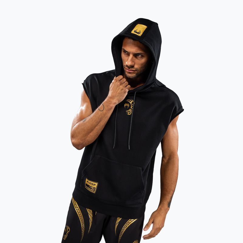 Vyriškas džemperis Venum x Mike Tyson Tiger Sleeveless Hoodie black/gold 4