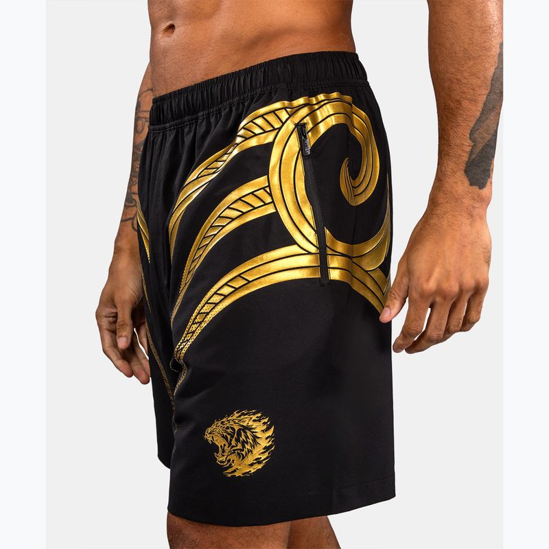 Vyriški treniruočių šortai Venum x Mike Tyson Tiger Training black/gold 7