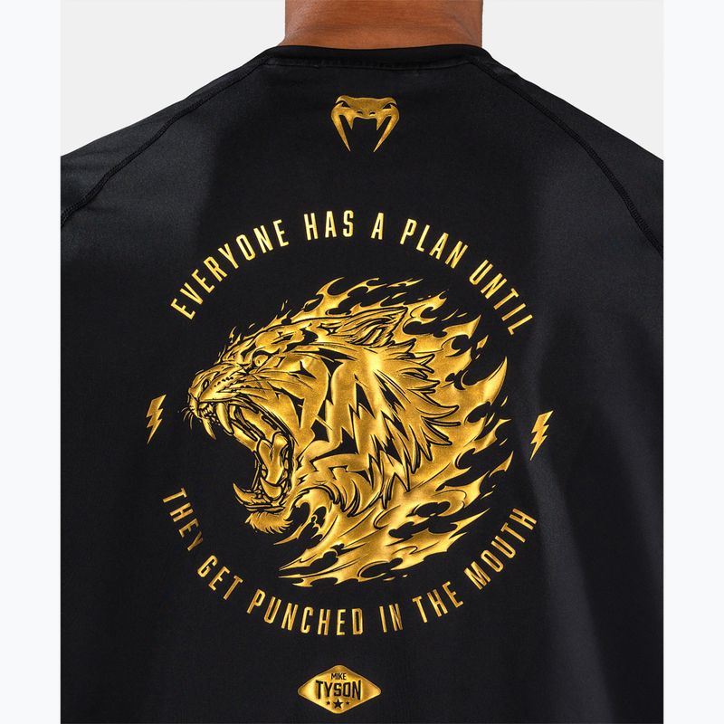 Vyriški marškinėliai Venum x Mike Tyson Tiger Dry Tech black/gold 6