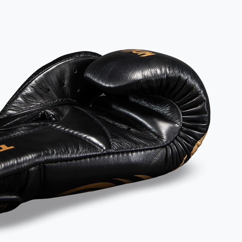 Bokso pirštinės Venum Giant 2.0 Mike Tyson Pro Boxing black/gold 3