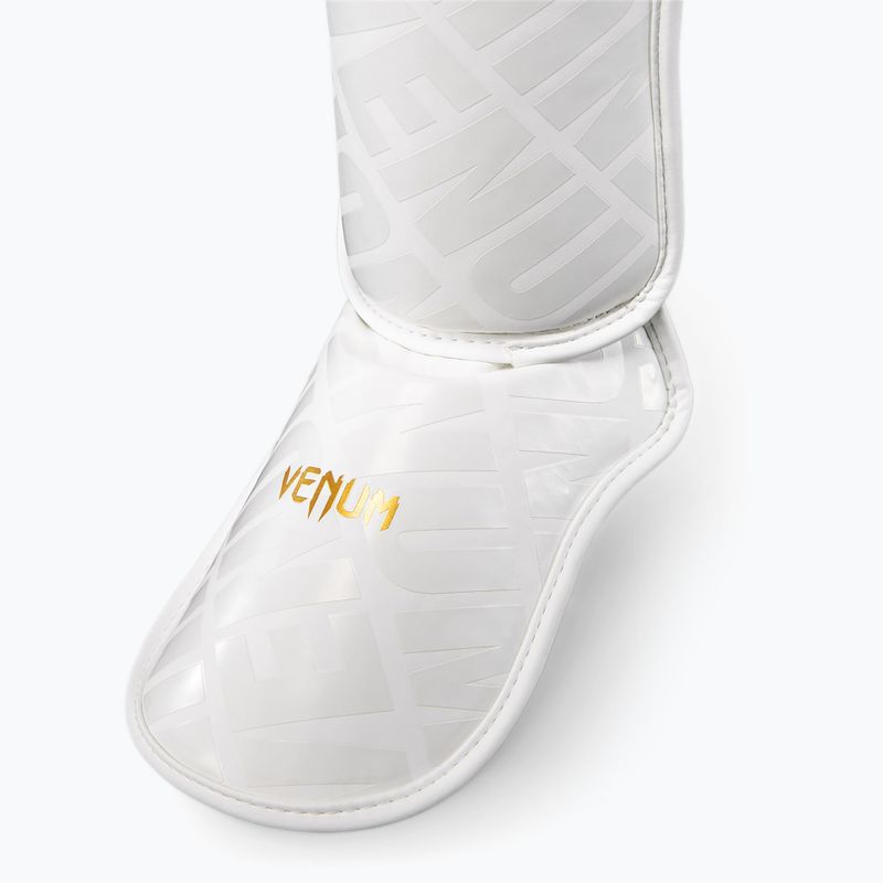 Kulkšnies ir blauzdų apsaugos Venum Contender 1.5 XT 3D Shin white/gold 2
