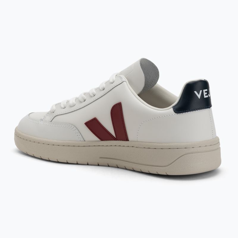Vyriški batai VEJA V-12 Leather white/marsala/navy 3