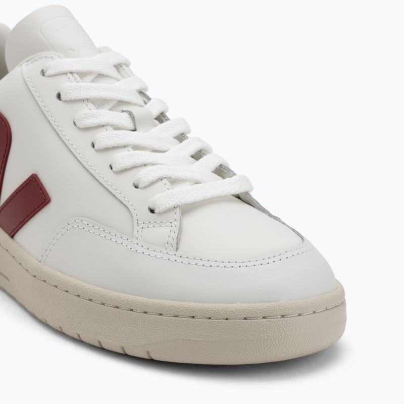 Vyriški batai VEJA V-12 Leather white/marsala/navy 7