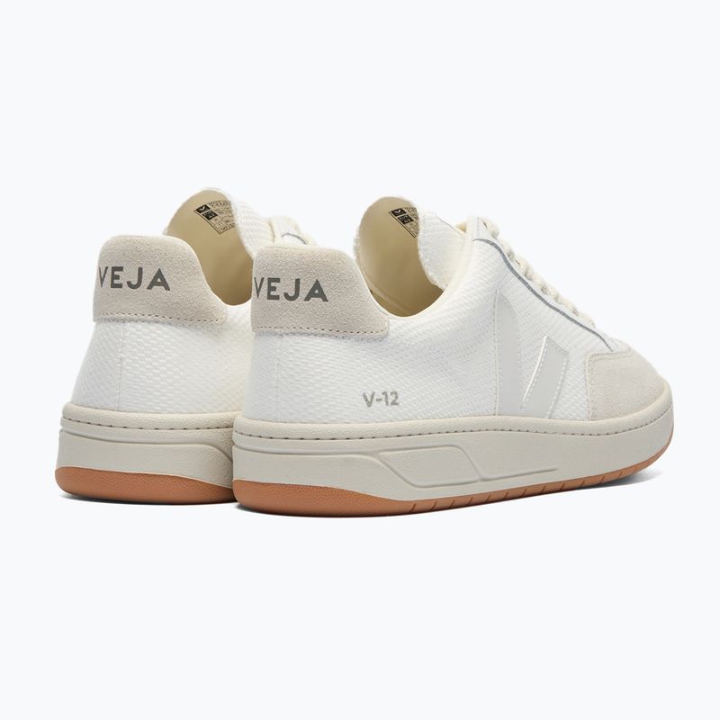 Moteriški batai VEJA V-12 Leather white/natural 3