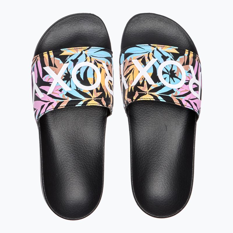 Moteriškos šlepetės ROXY Slippy II black multi 4
