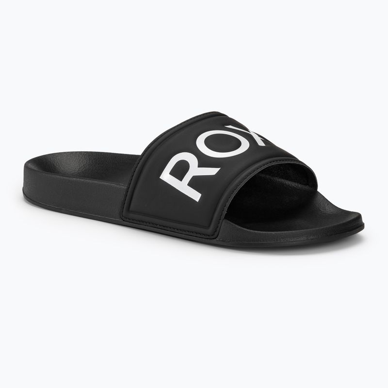 Moteriškos šlepetės ROXY Slippy II green black fg
