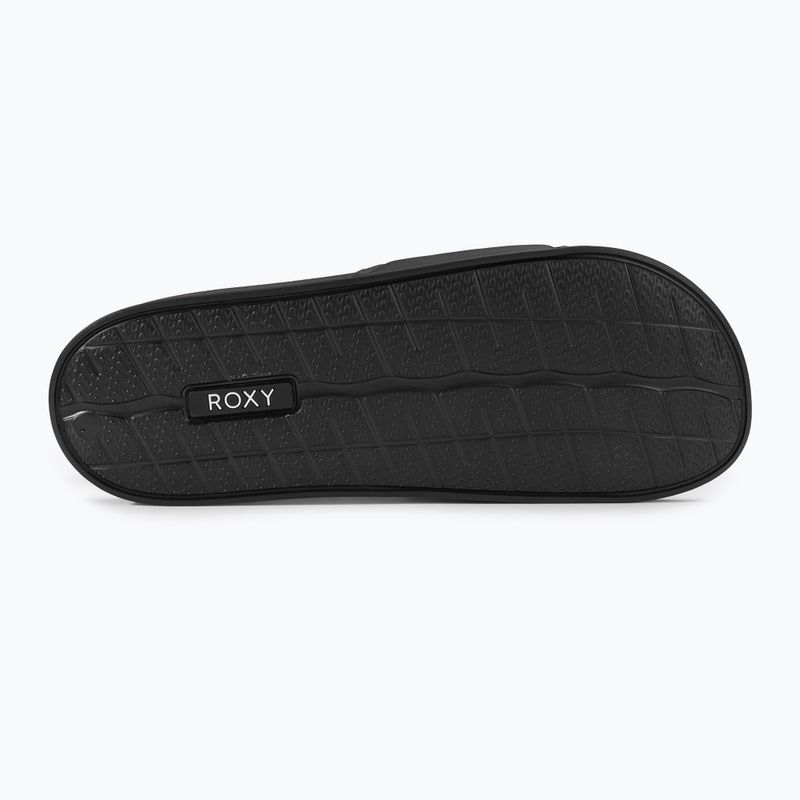 Moteriškos šlepetės ROXY Slippy II green black fg 4