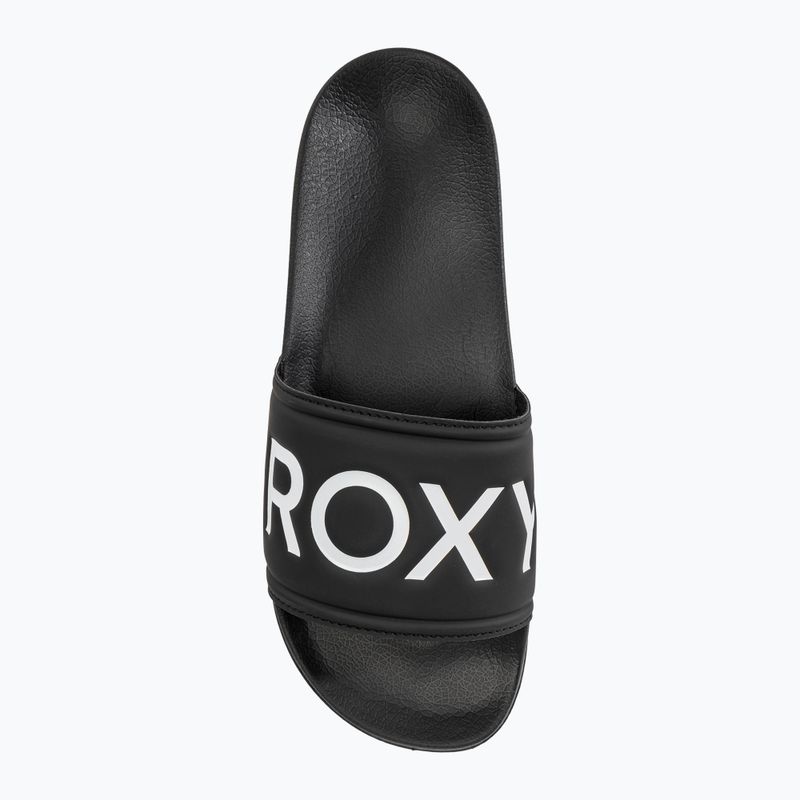 Moteriškos šlepetės ROXY Slippy II green black fg 5