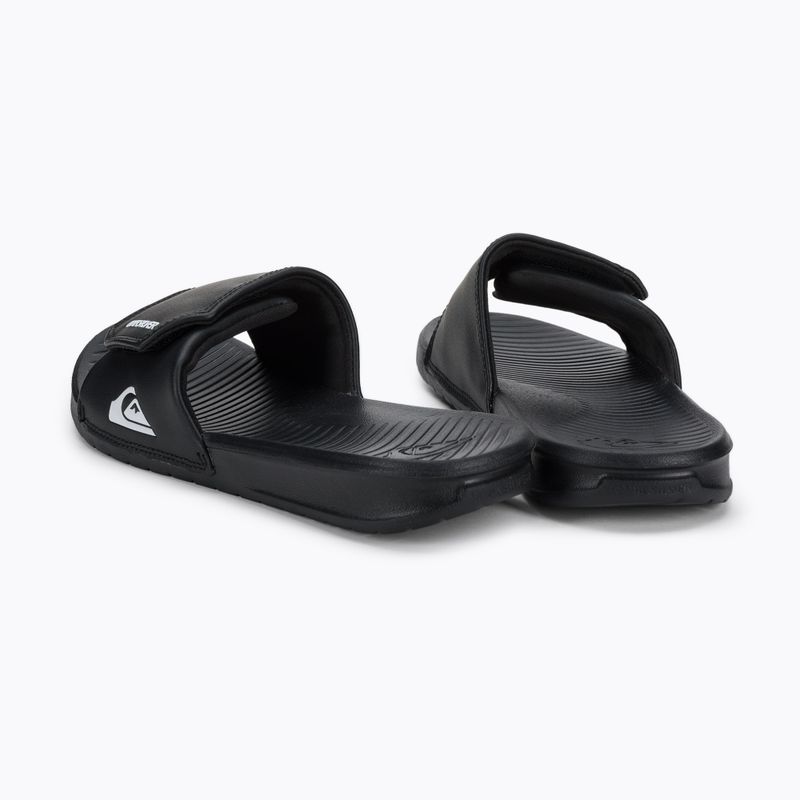 Quiksilver Bright Coast Adjust black/white/black vyriškos šlepetės 3