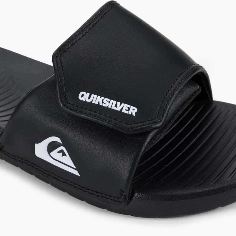 Quiksilver Bright Coast Adjust black/white/black vyriškos šlepetės 7