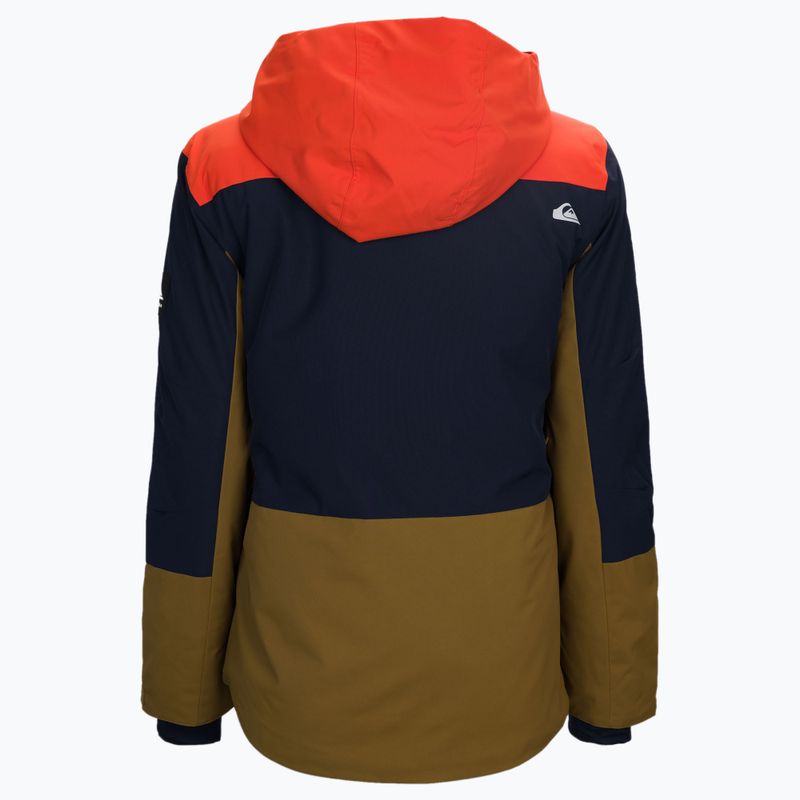 Quiksilver Ambition vaikiška snieglenčių striukė vaikams oranžinė EQBTJ03113 2