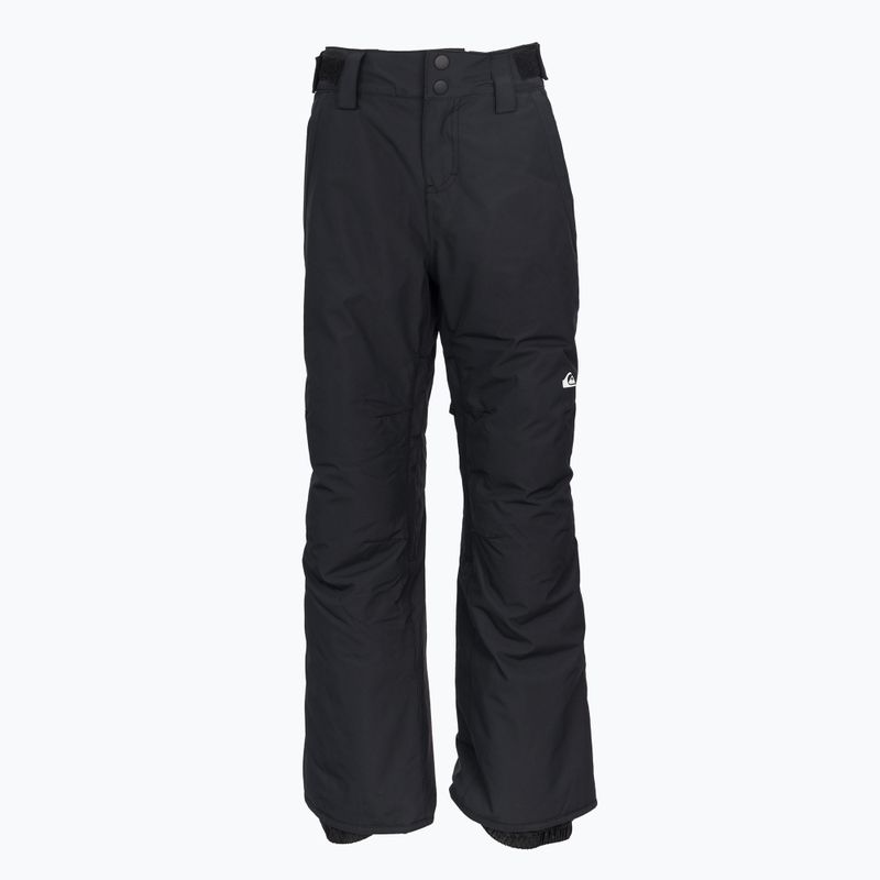 Quiksilver Estate vaikiškos snieglenčių kelnės juodos spalvos EQBTP03033