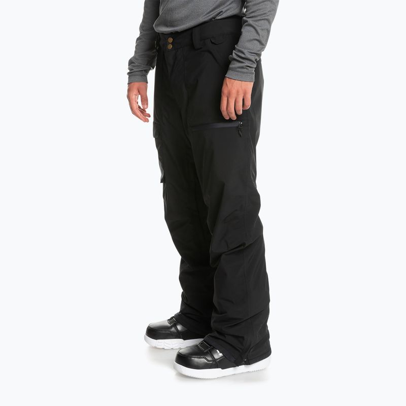 Quiksilver Utility vyriškos snieglenčių kelnės juodos spalvos EQYTP03140 2