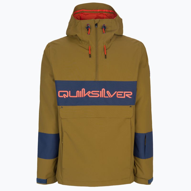 Quiksilver vyriška snieglenčių striukė Steeze brown EQYTJ03274