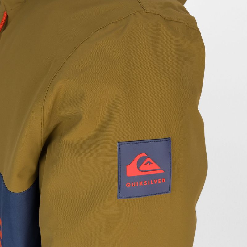 Quiksilver vyriška snieglenčių striukė Steeze brown EQYTJ03274 3
